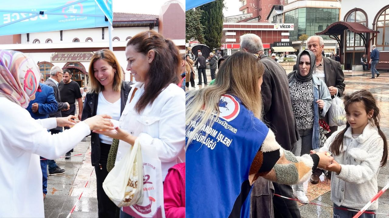 Düzce Belediyesi’nden Gaziler Günü’nde Lokma İkramı