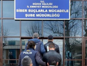 Düzce’de İnternet Dolandırıcılığı Operasyonu; 2 Kişi Gözaltına Alındı