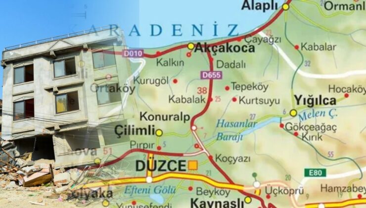 Uzmanlar Uyarıyor Düzce Birinci Derece Deprem Risk Bölgesinde