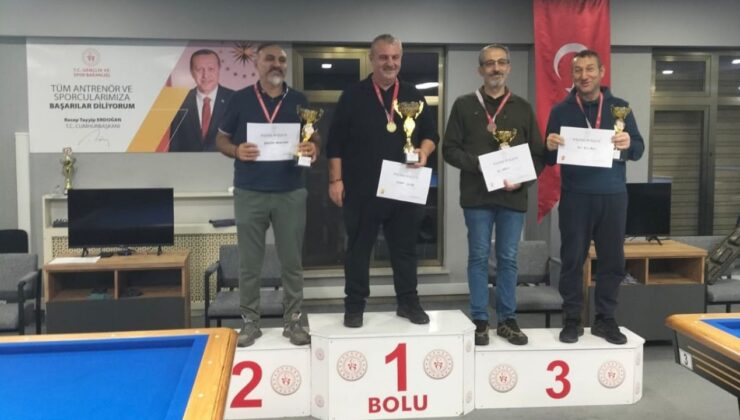 Düzceli Bilardocular Bolu’da Zirveye Çıktı