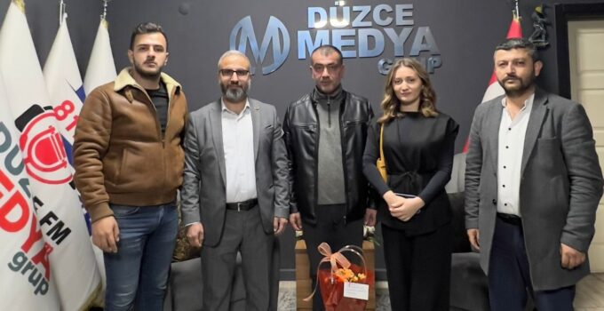 BBP Düzce Teşkilatından, Düzce Gazeteciler Cemiyeti Başkanı Hakan Çakır’a Anlamlı Ziyaret