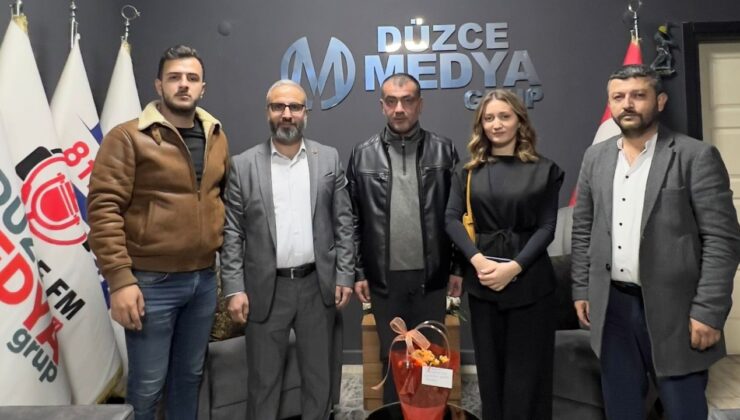 BBP Düzce Teşkilatından, Düzce Gazeteciler Cemiyeti Başkanı Hakan Çakır’a Anlamlı Ziyaret