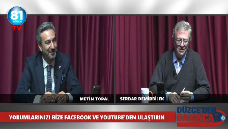 Anahtar Parti İl Başkanı Metin Topal 81 Düzce TV’de Konuştu; ”Memleket Yükünü Taşıyoruz”