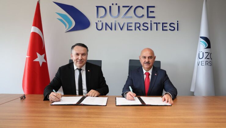 Düzce Üniversitesi Düzce Çalışma ve İş Kurumu İl Müdürlüğüyle İŞKUR Gençlik Programı Sözleşmesi İmzaladı