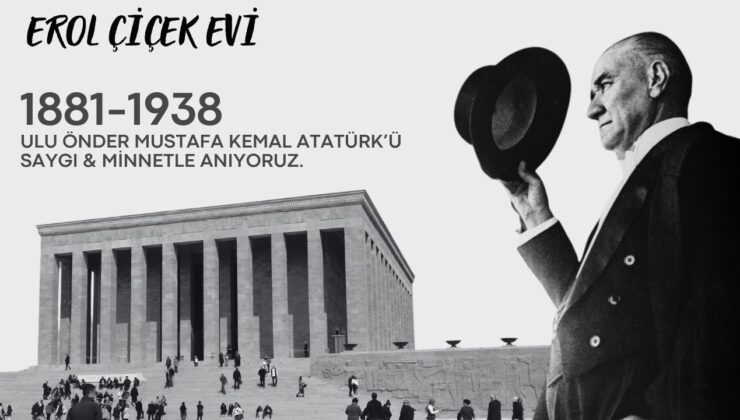 EROL ÇİÇEK EVİ 10 KASIM REKLAM İLANI