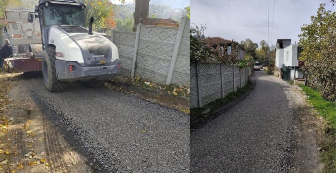 Akçakoca Köylerinde Yol Çalışmaları Tamamlandı