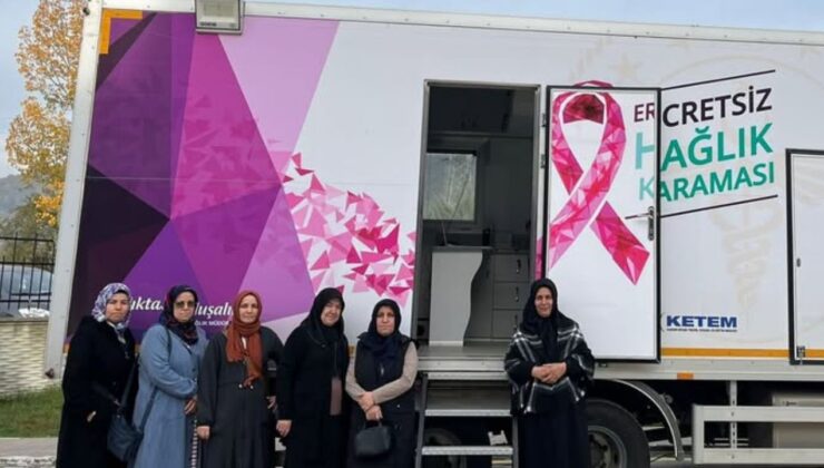 Çilimli’de Mobil Kanser Tarama Tırı Hizmete Başladı