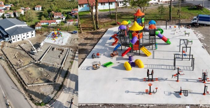 Beyköy’de Gençlik ve Spor Merkezi’nde Çalışmalar Sürüyor