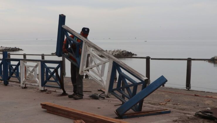 Akçakoca Sahilinde Yenileme Çalışmaları Sürüyor; 350 Metrelik Hattın 300 Metresi Tamamlandı