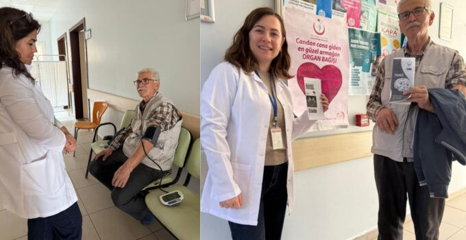 Akçakoca’da Sağlık Standında Bilgilendirme ve Tansiyon Ölçümü Yapıldı