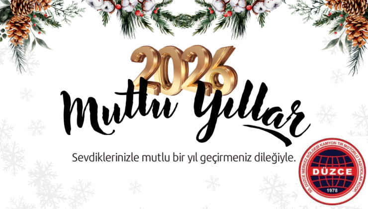 KAMYONCULAR KOOP. YILBAŞI REKLAM MESAJI