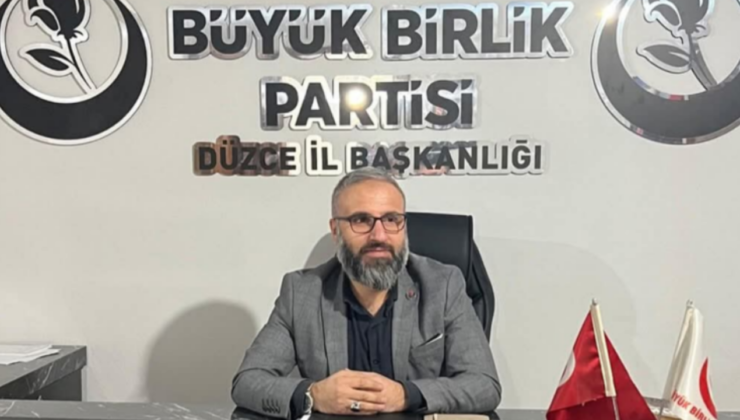 Büyük Birlik Partisi Düzce İl Başkanı Emre Erdem’in 26. Yıl Mesajı