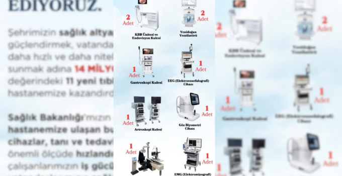 Düzce’ye 14 Milyon TL’lik Sağlık Yatırımı: Hastaneye 11 Yeni Tıbbi Cihaz Kazandırıldı