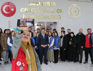 Düzce Bilim Karavanı Ekibi Şanlıurfa’da İl Müdürü İsa Yazıcı ile Buluştu