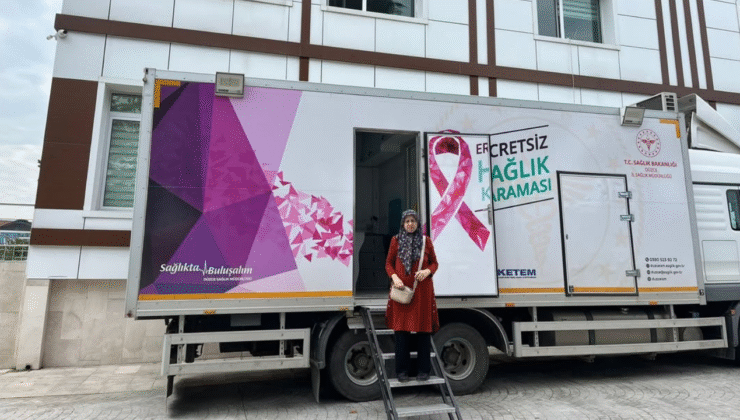 Gümüşova’da Mobil Kanser Tarama Tırı Hizmete Başladı