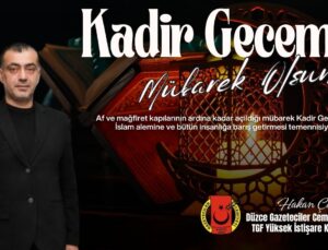 HAKAN ÇAKIR KADİR GECESİ REKLAM İLANI