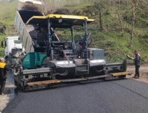 Gölyaka’da Sıcak Asfalt Çalışması Başladı