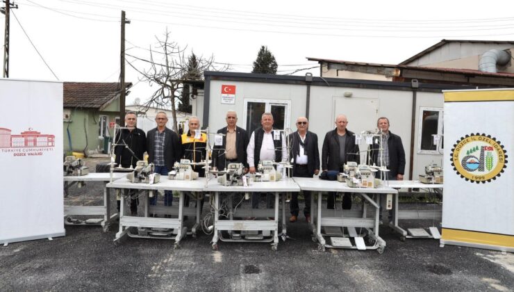 Köylerde Üretime Destek: 65 Dikiş Makinesi Kursiyerlere Ulaştırıldı