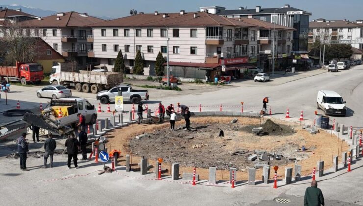 Düzce’de Emniyet Kavşağı Yenileniyor: 16 Metrelik Dönel Kavşak Yapılıyor