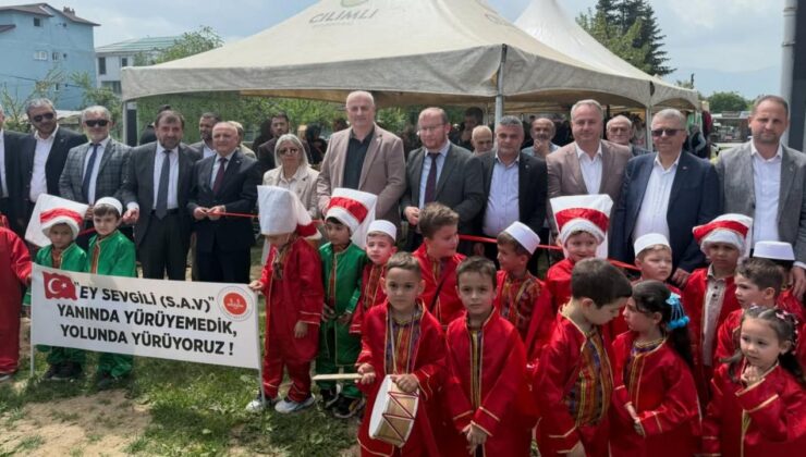 Çilimli’de Filistin İçin Tek Yürek: Dualar Aminlerle Yükseldi
